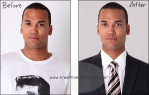 Photo editing: Change your clothes in a photo to formal attire - Free ...